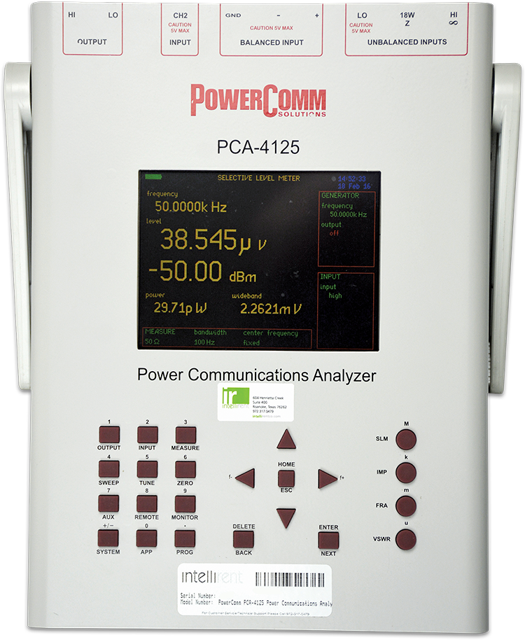 Powercomm PowerComm PCA-4125 Test Equipment Rental